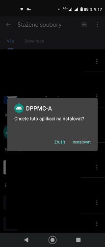 Povolení nastavení Neznáme zdroje A8 3